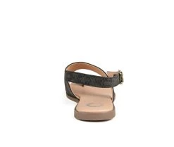 Women's Journee Collection Gidget Sandals Black -GC shoes Shop 5 623