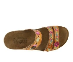 Women's L'Artiste Freesia Slide Sandals Camel -GC shoes Shop 5 661