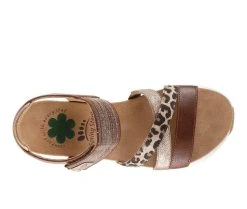 Women's SPRING STEP Heather Footbed Sandals Brown Multi 11 Women's SPRING STEP Heather Footbed Sandals Brown Multi -GC shoes Shop 5 755