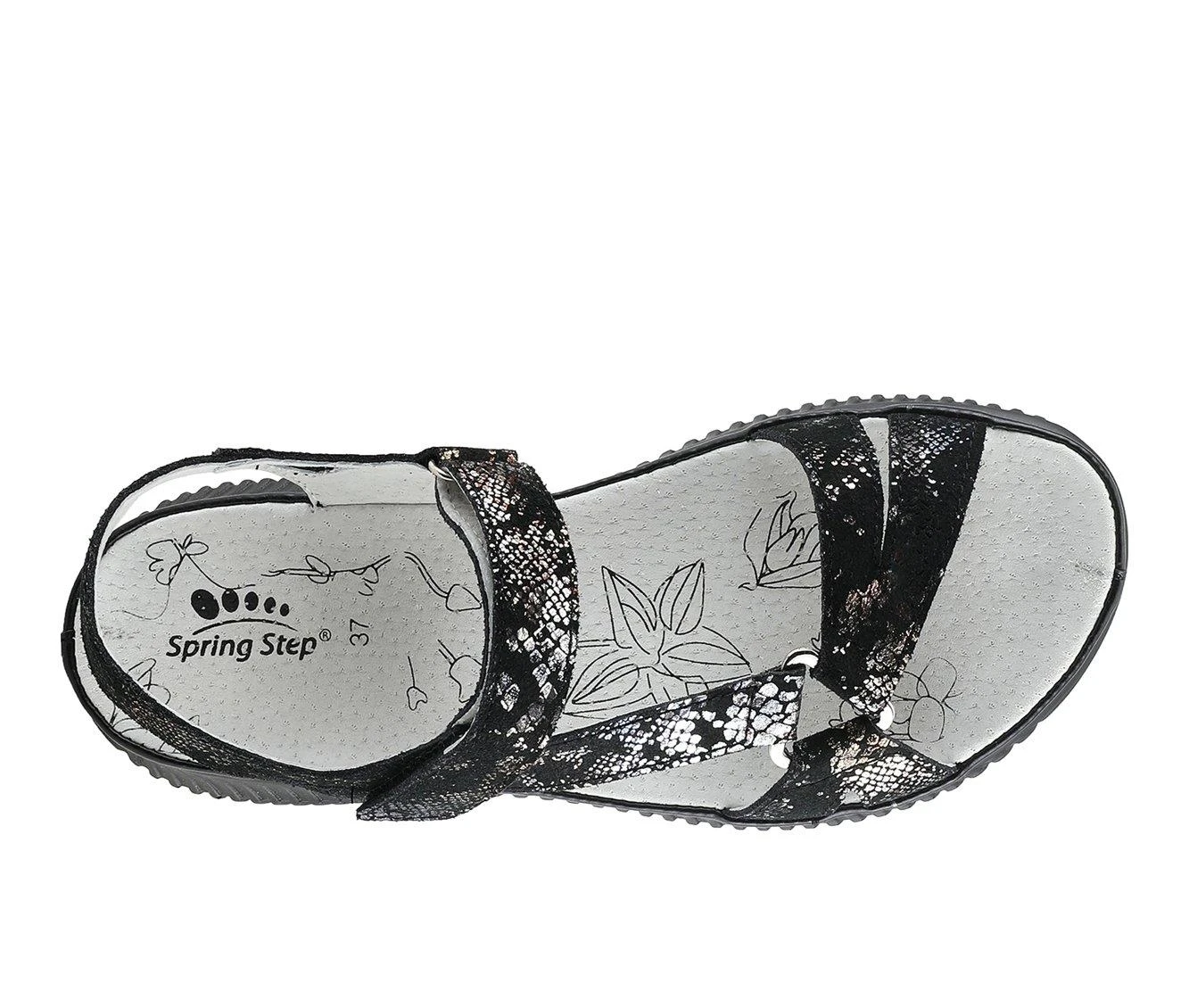 Women's SPRING STEP Hermosa Sandals Black Multi 6 Women's SPRING STEP Hermosa Sandals Black Multi - Image 6