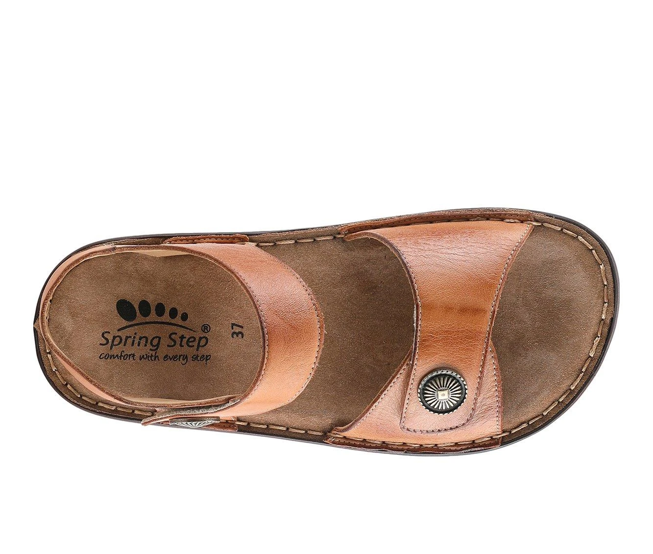 Women's SPRING STEP Toca Sandals Tan 6 Women's SPRING STEP Toca Sandals Tan - Image 6