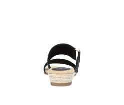 Women's Easy Street Olympia Slide Sandals Black Snake -GC shoes Shop 5 780