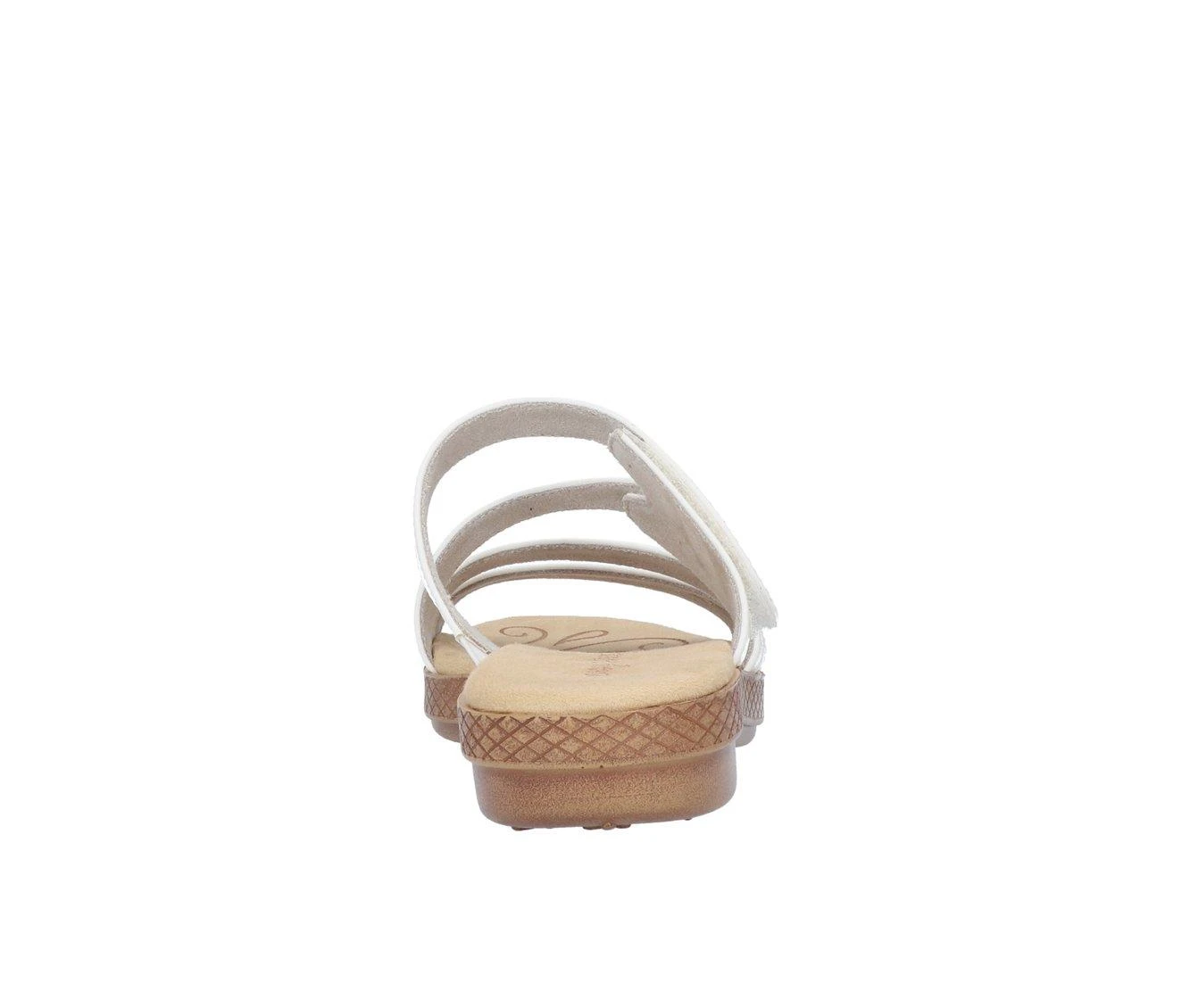 Women's Easy Street Alma Slide Sandals White 6 Women's Easy Street Alma Slide Sandals White - Image 6