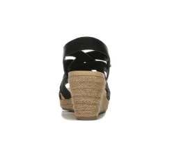 Women's Dr. Scholls Everlasting Wedge Heeled Sandals Black -GC shoes Shop 5 799