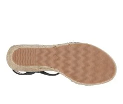 Women's GC Shoes Cati Espadrille Wedge Sandals Black 11 Women's GC Shoes Cati Espadrille Wedge Sandals Black -GC shoes Shop 5 804