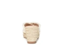 Women's Journee Collection Shanni Wedge Sandals Beige -GC shoes Shop 5 821