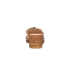 Women's TUSCANY BY EASY STREET Lilla Espadrille Wedges Cognac -GC shoes Shop 5 822