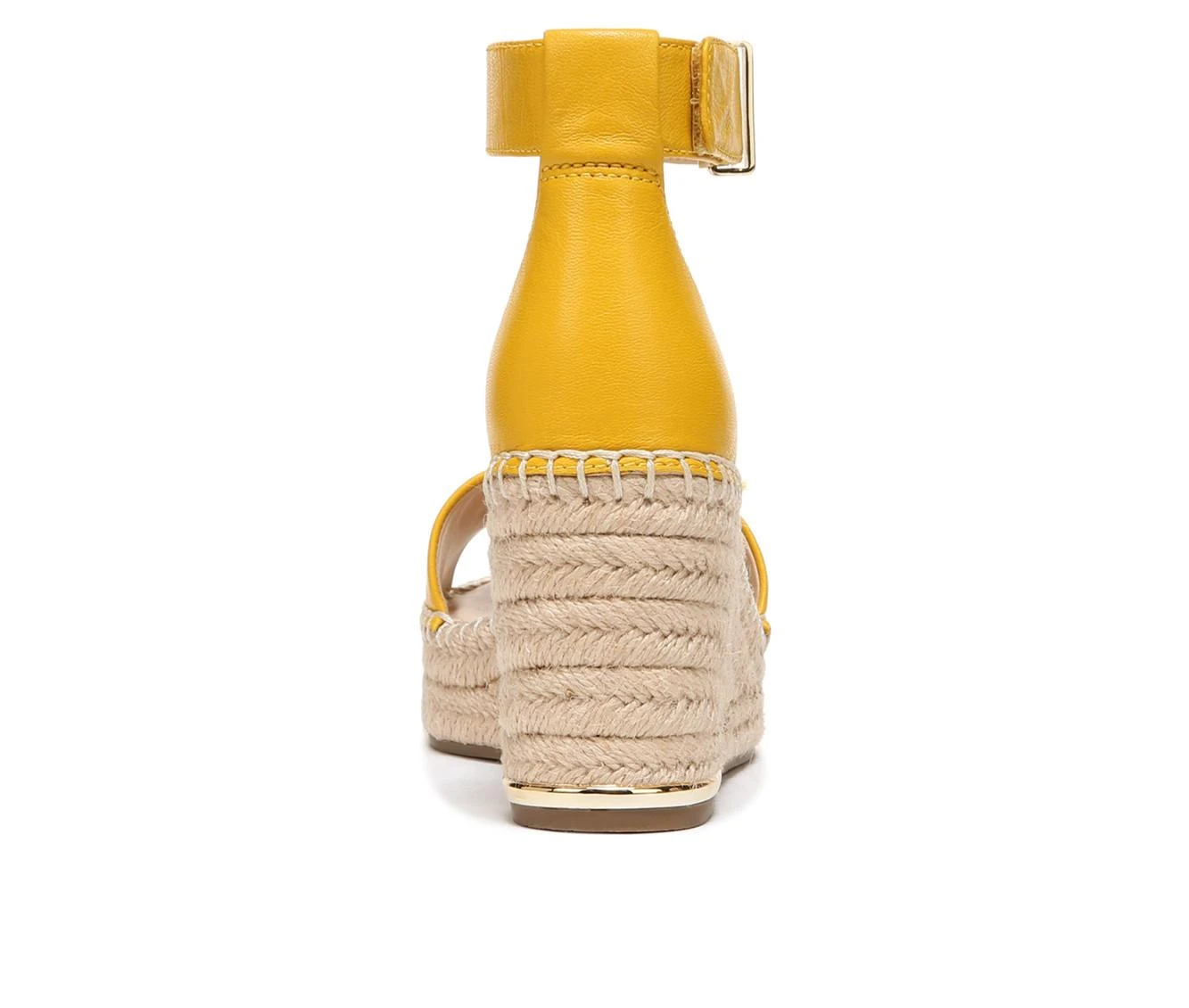 Women's Franco Sarto Clemens Espadrille Wedge Sandals Summer Yellow 6 Women's Franco Sarto Clemens Espadrille Wedge Sandals Summer Yellow - Image 6