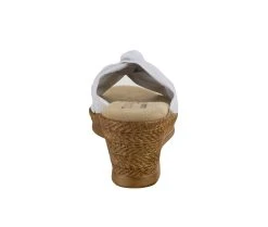 Women's TUSCANY BY EASY STREET Dinah Wedges Silver -GC shoes Shop 5 828