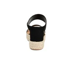 Women's Journee Collection Alissa Espadrille Wedges Black -GC shoes Shop 5 830
