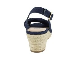 Women's Bella Vita Sylvie II Espadrille Wedges Soft Denim -GC shoes Shop 5 831