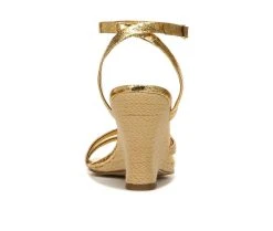 Women's Franco Sarto Franca 2 Wedge Dress Sandals Natural -GC shoes Shop 5 843