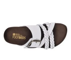 Women's White Mountain Healing Footbed Sandals White -GC shoes Shop 5 85