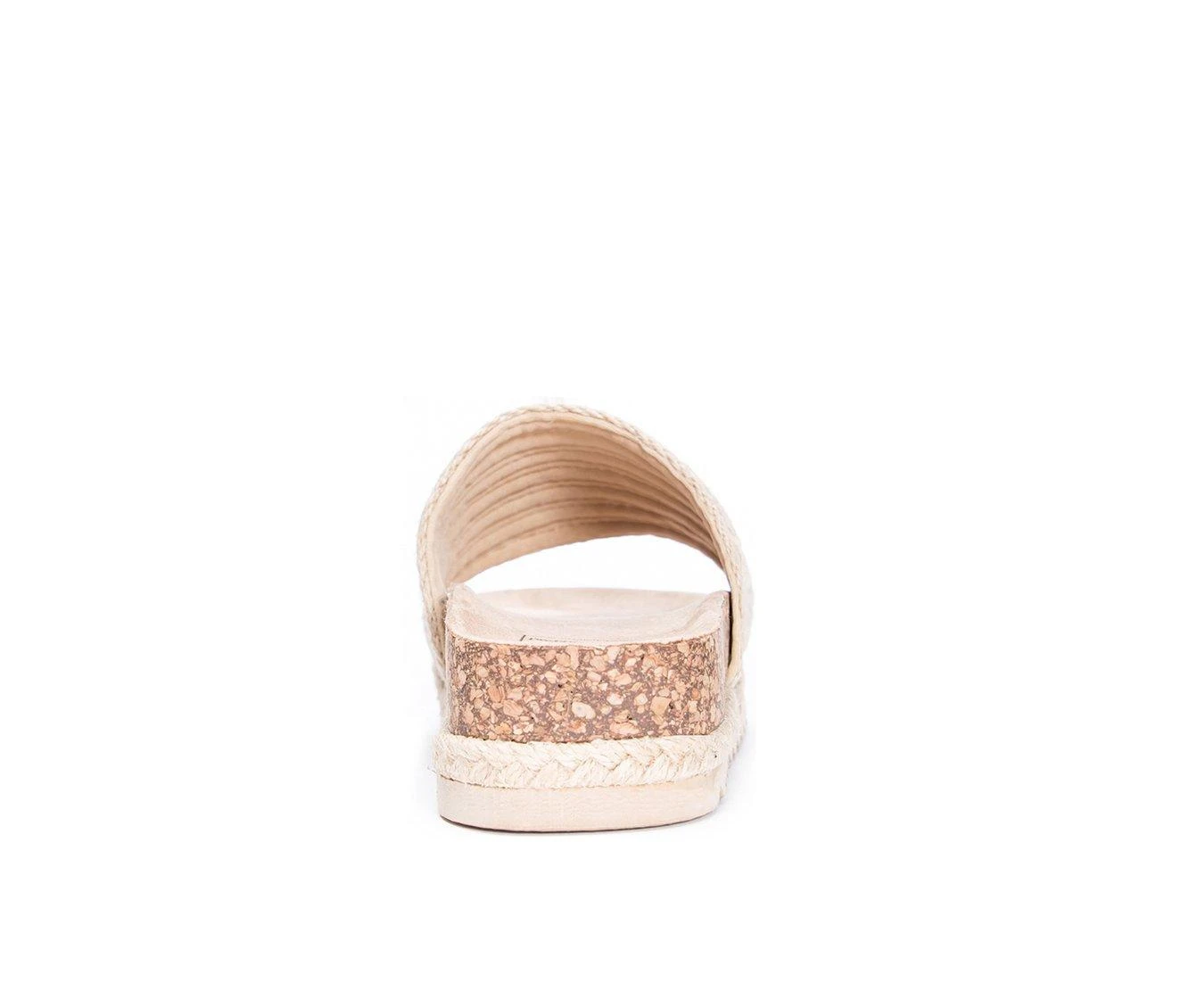 Women's Dirty Laundry Diamonds Footbed Slide Sandals Natural 6 Women's Dirty Laundry Diamonds Footbed Slide Sandals Natural - Image 6